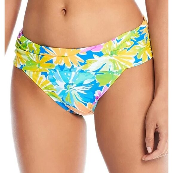 Bleu by Rod Beattie Women's Sarong Hipster Bikini Multicolor Size 10 NWT - Picture 1 of 6